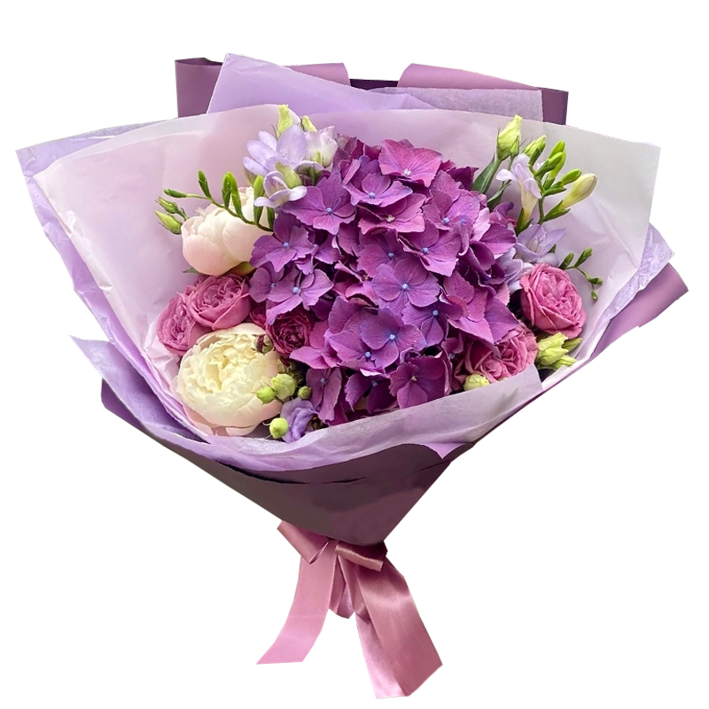 Букет Любовь и голуби