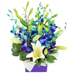 Цветы в коробке Сердце океана