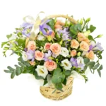 Корзина с цветами Скорое свидание